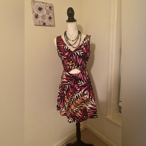 Women’s classy cut out dress.